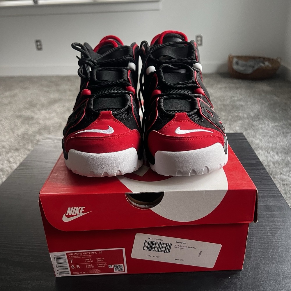 Nike Air More Uptempo '96 Red Toe 2022 Brand new. Mens size 7 FD0274-001